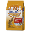 ユニ・チャーム AllWell 早食いが気になる猫用 フィッシュ味挽き小魚とささみフリーズドライパウダー入り 750g(375g×2袋) AWﾊﾔｸﾞｲﾈｺﾖｳFｱｼﾞｺｻﾞｶﾅ750G