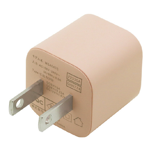 インプリンク PD20W対応 Type-C1ポート AC充電器 Melia ピンク IMAC1CPD20SPK-イメージ2