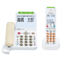 シャープ デジタルコードレス電話機(子機1台タイプ) KuaL ホワイト系 JDAE90CL