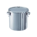 日東金属工業 ステンレスタンク　ストレートクリップ式密閉タンク（フタ付）　36L CTH-36