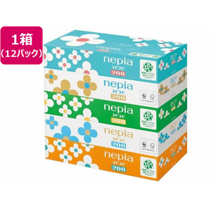 ネピア ネピネピ ティシュ 200W5P×12パック FCE387R-イメージ1