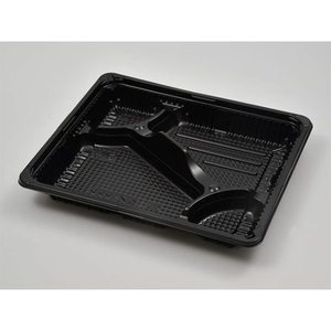 シーピー化成 弁当容器 CZ-222 BS黒 本体(N) 50枚 FCG336V-00297237-イメージ3