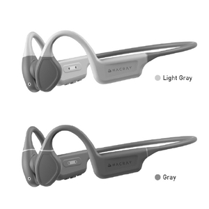HACRAY 可動式骨伝導イヤホン Orca グレー HR25140GR-イメージ13