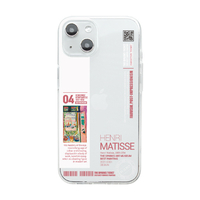Dparks iPhone 14用ソフトクリアケース マティス DS24140I14