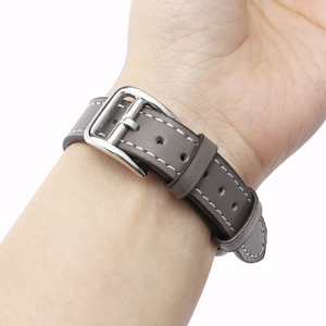 WEARPLANET Apple Watch 49/46/45/44/42mm用Slim Line クラシック本革バンド ディムグレー WP23140AW-イメージ14