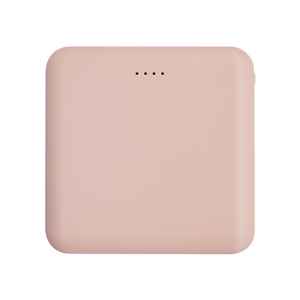 クオリティトラストジャパン TYPE-C1ポート/USB1ポート モバイルバッテリー(5000mAh) CHOOSE FUN オリジナル ピンク QTC-0505EDPK-イメージ2