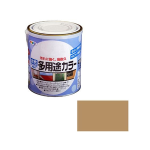 アサヒペン 水性多用途カラー 1.6L ソフトオーカー FC711PM-イメージ1