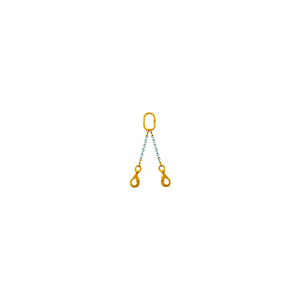 象印チェンブロック チェーンスリング１００（アイタイプ）荷重１．７ｔ 線径６．３ｍｍ　Ｌ１．５ｍ（２－ＭＦＦ－ＢＫＥ－６．３） 2-MFF-BKE-63-イメージ1