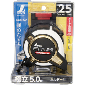 シンワ測定 コンベックス　フィットギア極立　２５－５．０ｍマグ爪ホルダー付ＪＩＳ 81140-イメージ2