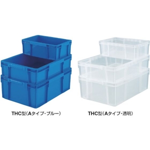 トラスコ中山 THC型コンテナ 有効内寸131×83×76 青 FC615GB-3747921-イメージ3