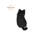 ナカバヤシ ねこのせ マルチポーチS 黒ネコ FCB329G-NNS-MP01BK-イメージ1