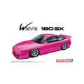 アオシマ 1/24 B-WAVE RPS13 180SX '91 Ver．A (ニッサン) ｻﾞﾁﾕ-ﾝﾄﾞｶ-109BWAVE180SXA