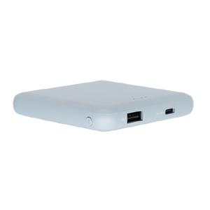 クオリティトラストジャパン TYPE-C1ポート/USB1ポート モバイルバッテリー(5000mAh) CHOOSE FUN オリジナル ブルー QTC-0505EDBL-イメージ2