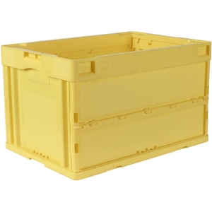 岐阜プラスチック工業 折りたたみコンテナー CB-S51NR 黄 FC486HJ-8202457-イメージ2