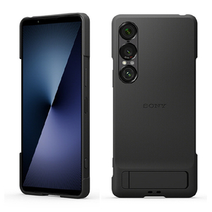 ラスタバナナ Xperia 1 VII(SO-51F/SOG15)用STYLE COVER WITH STAND スレートブラック XQZ-CBFS/BJPCX-イメージ1