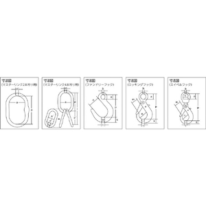 象印チェンブロック チェーンスリング１００（アイタイプ）荷重２．７ｔ 線径７．１ｍｍ　Ｌ１．５ｍ（２－ＭＦＦ－ＢＫＥ－７．１） 2-MFF-BKE-71-イメージ4