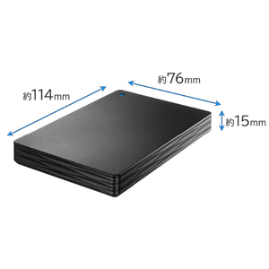 I・Oデータ かんたんデータ移行アプリ内蔵 ポータブルHDD(1TB) HDPH-UT1KR/S-イメージ2