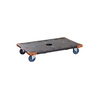 ワコーパレット ワコー　エコフラットキャリー（エアーキャスター　グレータイヤ仕様） WEC-9060BK