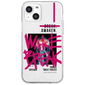 Dparks iPhone 13用ソフトクリアケース AWAKEN PINK DS21142I13-イメージ1
