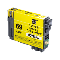 エコリカ エプソン用リサイクルインクカートリッジICY69 F138349-ECI-E69Y