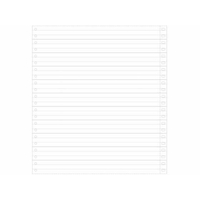 コンピュータ連続用紙 10x11罫線 2000枚 FCG524Y-3C9011