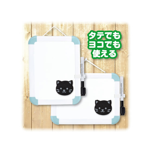 アスカ ホワイトボード ねこ ミニ スタンドつき F360179-WB079B-イメージ3