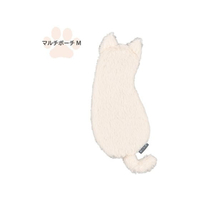 ナカバヤシ ねこのせ マルチポーチM 白ペルシャ FCB330G-NNS-MP02WH