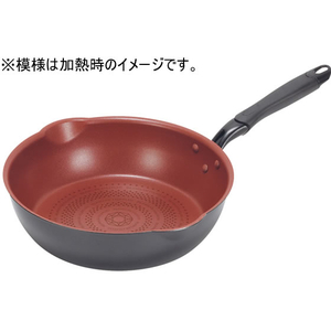 パール金属 クックサインIH対応ダイヤモンドコート極深両口フライパン FC797NM-HB-5592-イメージ1