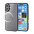 エレコム iPhone 17用ハイブリッドケース 極限 マットブラック(ラバーコート) メタルステッカー付 ブラック PM-A25AHVCKKBK-イメージ2