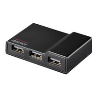 BUFFALO USB2．0 PC/TV対応 セルフパワーハブ(4ポート) ブラック BSH4A11BK