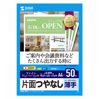 サンワサプライ インクジェットファイン用紙 A4 50枚入り JP-EM2NA4N2