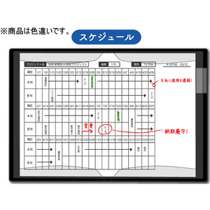 キングジム クリアーファイル カキコ A4 40ポケット ネイビー F021520-8632Wﾈｲ-イメージ7