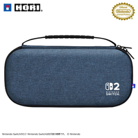 HORI スリムハードポーチ プラス for Nintendo Switch  2 インディゴブルー NSX076