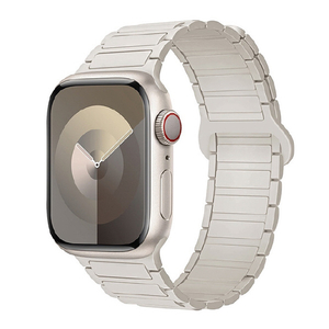 GAACAL Apple Watch 1-11/SE1-3 38/40/41/42(10-11)mm 防水のマグネット式シリコンバンド シャンパンゴールド W00563SGA-イメージ1