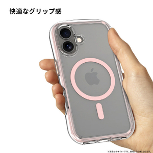 araree iPhone 16用DUPLE M AIR ライトグレー AR27143I16-イメージ6