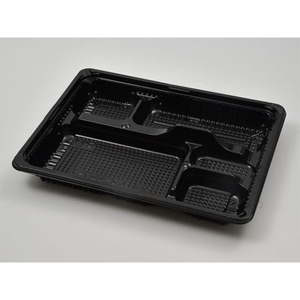 シーピー化成 CZ-223-1 BS黒 本体(N) 弁当容器 50枚 FCG339V-00297242-イメージ4