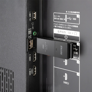 BUFFALO PC対応 USB3．2(Gen2) TV録画 スティック型外付けSSD TypeC付属(1TB) ブラック SSD-SCT1.0U3-BA-イメージ8