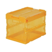 トラスコ中山 スケルコンオリコン20L(蓋付) オレンジ FC241GN-3746241