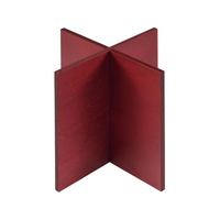 江部松商事 EBM/木製 組立十字スタンド 赤 200×200×200mm FC937LB-1026080