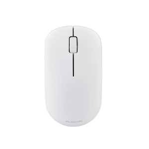 エレコム Bluetooth(R)静音マウス[3ボタン/Mサイズ] ホワイト M-LO10BRMSWH-イメージ1