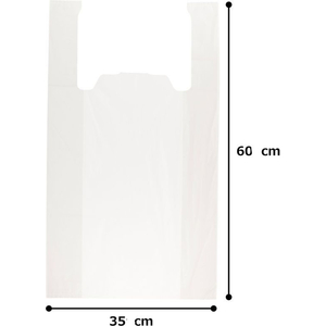 紺屋商事 レジ袋透明東60西50号 100枚×10P FCE254U-00722460-イメージ6