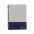 マルマン ウトカ リングノート 4mm方眼罫 A5 90枚 ネイビー FC773PK-N460-72