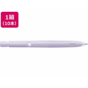 ゼブラ エマルジョンボールペン ブレン 0.5mm パープル軸 黒 10本 FCB8323-BAS88-PU-イメージ1