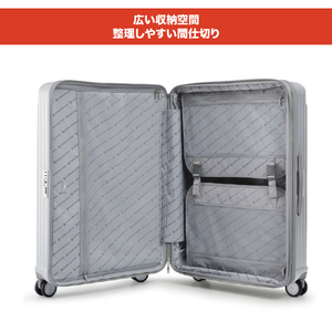 SWISS MILITARY スーツケース 75cm (98L) CYGNUS(シグナス) シャンパンゴールド SM-A828GOLD-イメージ5