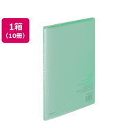 コクヨ クリヤーブック〈キャリーオール〉固定式 A4 20ポケット 緑 10冊 1箱(10冊) F836110-ﾗ-1G