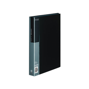コクヨ クリヤーブック〈ベーシック〉固定式 A4 60ポケット 黒 1冊 F804897-ﾗ-B60D-イメージ1