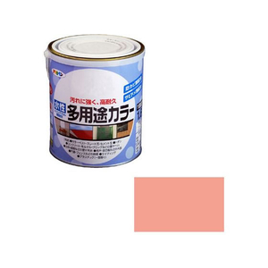 アサヒペン 水性多用途カラー 1.6L コスモスピンク FC715PM-イメージ1