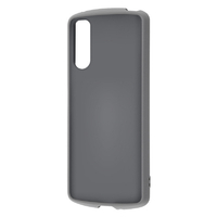 レイアウト Xperia 10 III用耐衝撃ハイブリッドケース Puffull Matte Black グレー RT-RXP10M3BS14/GR