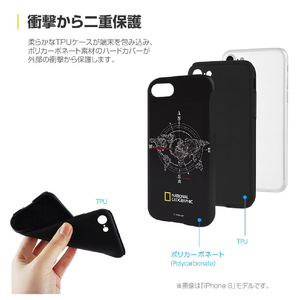 National Geographic iPhone 11 Pro用ケース Compass Case Double Protective ブラック NG17144I58R-イメージ3