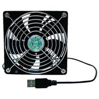 タイムリー USB扇風機 ブラック BIGFAN120U